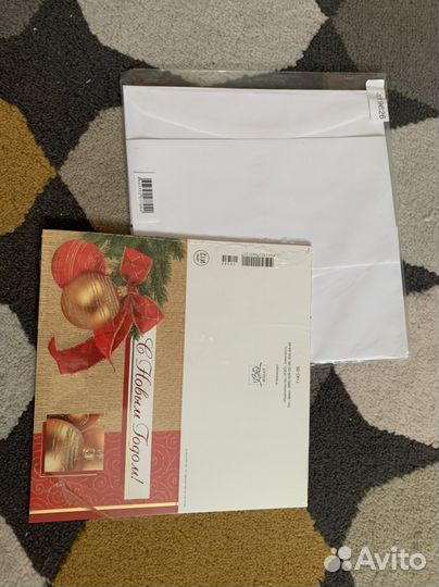 Ноаогодние открытки 10 шт