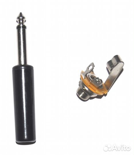 Штекер гнездо Джек Jack 6,35