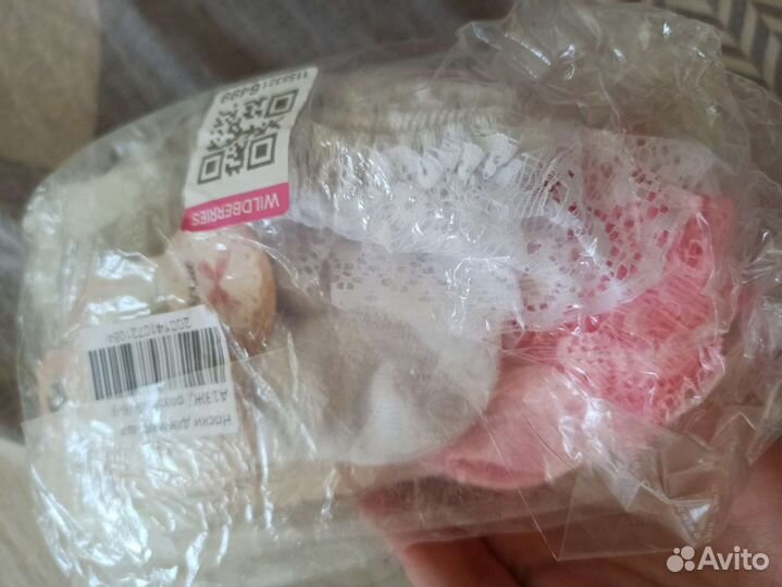 Носочки с рюшами для девочки 6-9 месяцев