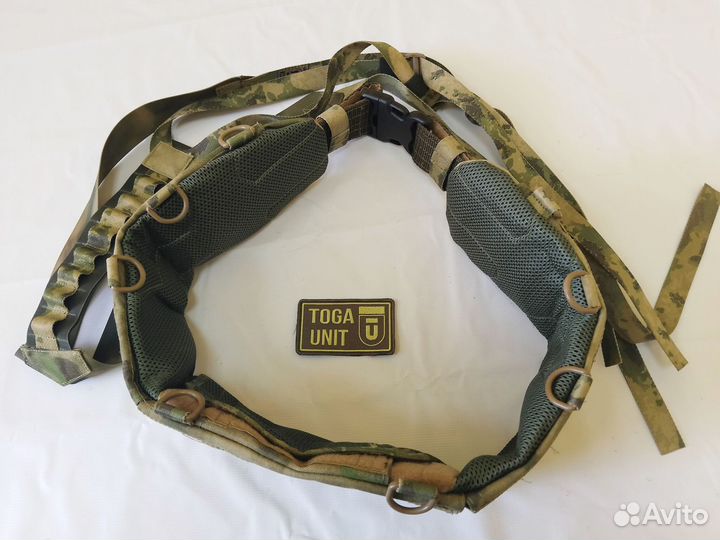 Боевой пояс с баллистическим пакетом и лямками