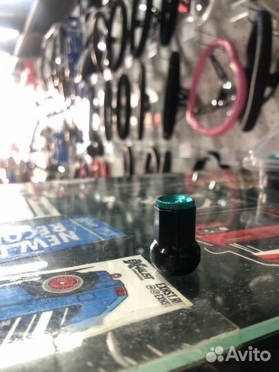 Гайки Project M бирюзовые М12х1.5 некомплект