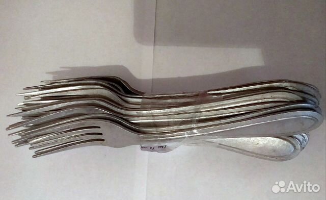 Вилки алюминиевые. Б/у