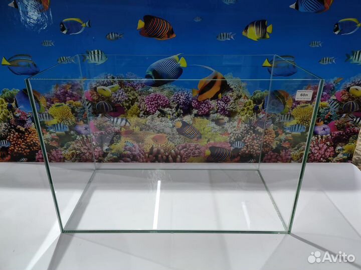 Аквариум 60л с крышкой
