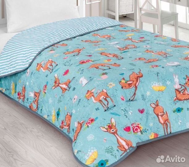 1,5сп Покрывала - одеяло новые хлопок