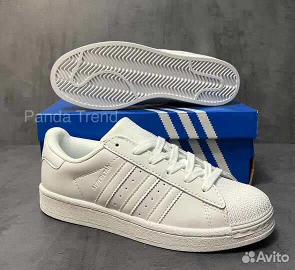 Кроссовки Adidas Superstar белые