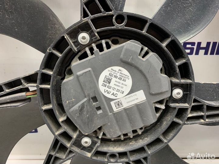 Вентилятор охлаждения радиатора Volkswagen Golf 7