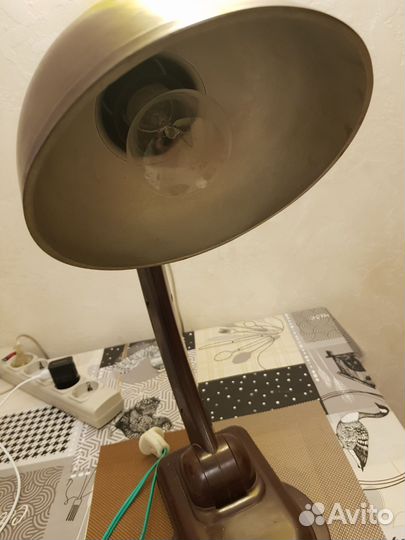 Настольная лампа СССР нквд карболит