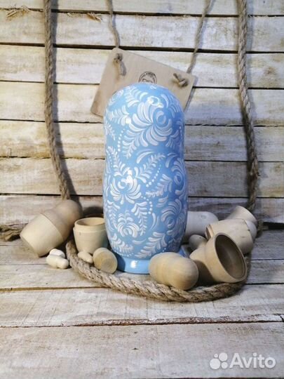 Сувенир портретная матрешка с фото