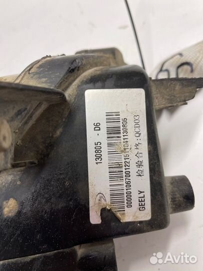 Фара противотуманная передняя левая Geely Emgrand