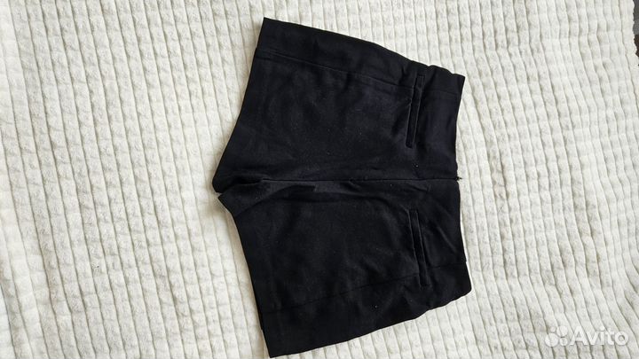 Шорты чёрные мини