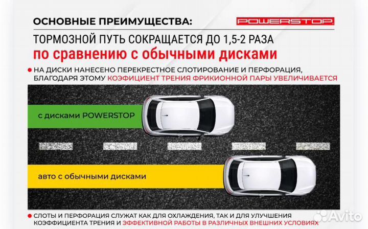 Передний тормозной диск PowerStop Audi A4 314x25