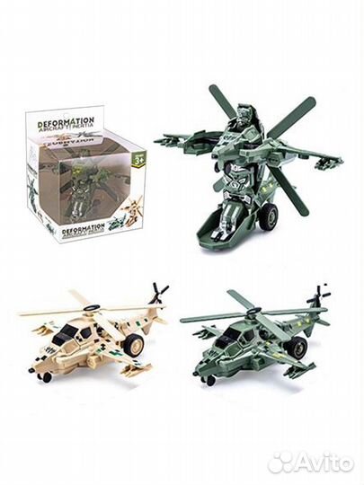 Робот-трансформер с инерционным механизмом, коробк