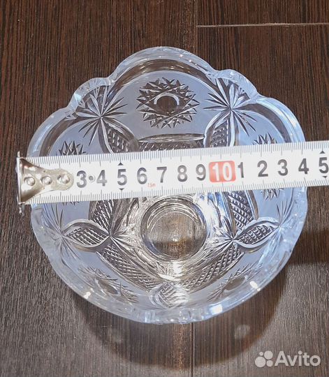 Салатник хрусталь