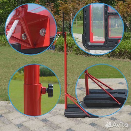 Мобильная баскетбольная стойка DFC kidsb2