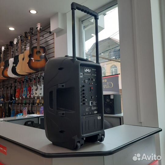 Акустическая система с микрофонами и аккумулятором