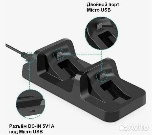 Зарядка PS4 002 Dobe опт Доставка