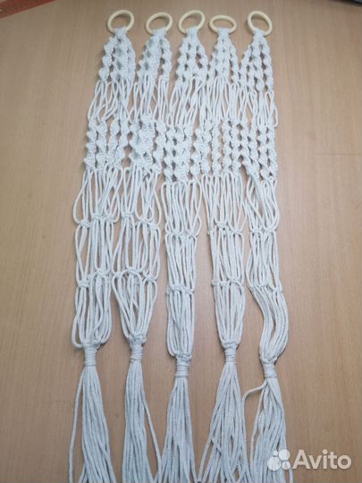 Кашпо подвесное макраме