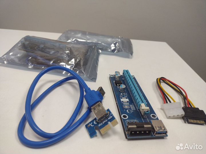 Райзер для видеокарт pci-e цена за два