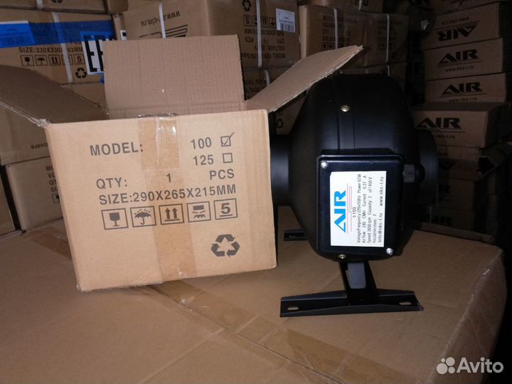 Вентилятор канальный 100