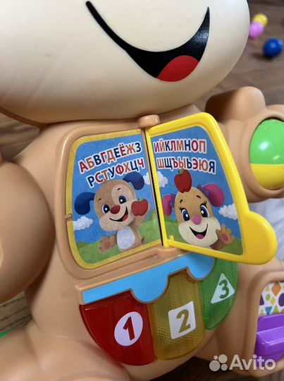 Каталка-ходунки Fisher-Price Ученый Щенок