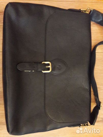 Мужской кожаный портфель новый