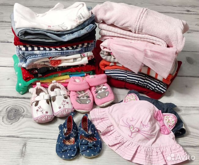 Пакет вещей для девочки 6-12 месяцев