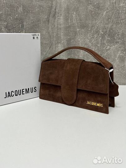 Сумка женская jacquemus замшевая люкс