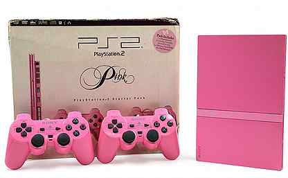 Sony PlayStation 2 Slim scph 77008 Pink В коробке