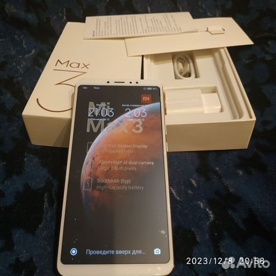 Xiaomi Mi Max 3, 6/128 ГБ