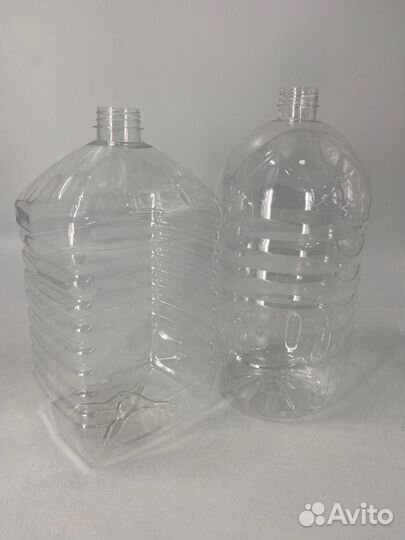 Пэт бутылки 5 литров, очень плотная 76 гр