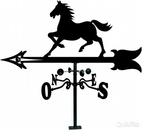 Флюгер металлический на крышу