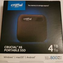 Внешний SSD Crucial X6 4TB ct4000x6ssd9