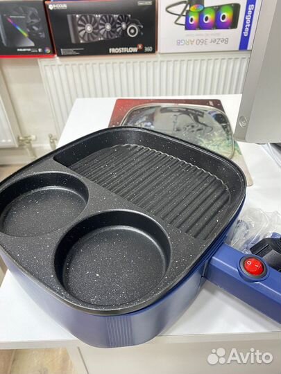 Электросковородка портативная новая