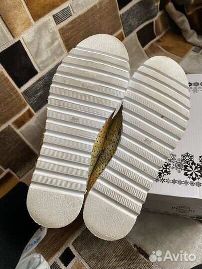 Балетки натуральная кожа 38