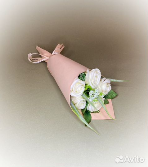 Букеты мыльных роз