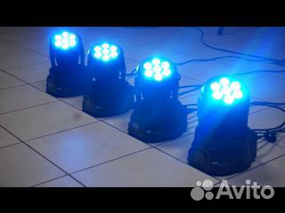 Световая мини голова wash с лазером LM20G