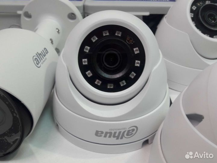 Видеонаблюдение 4Мп регистратор Dahua 7 камер