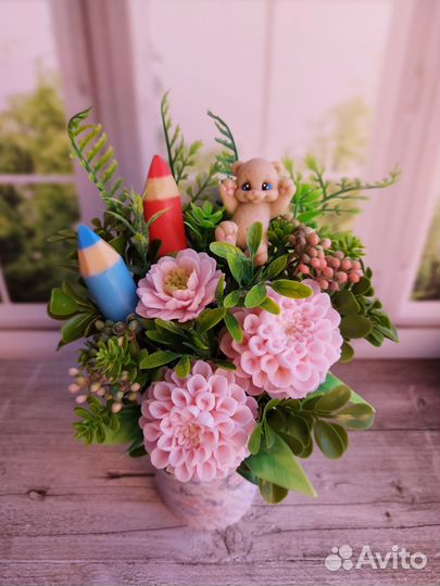 Букет воспитателю