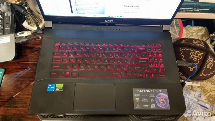 Игровой ноутбук msi katana 17