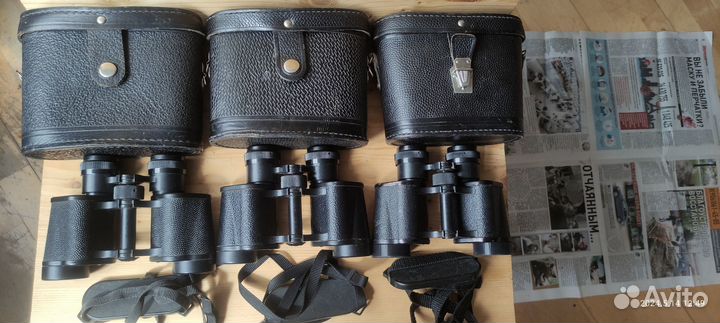 Бинокль СССР бпц 8х30;6x30 Leitz;6x30 Cad,; 1932г