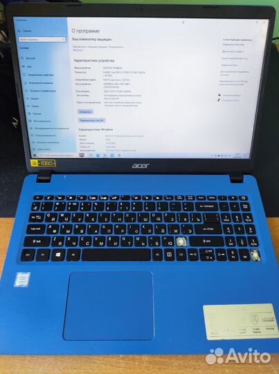 Ноутбук acer aspire 3 (для работы и учебы)