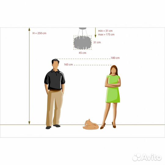 Люстра подвесная светодиодная с пультом