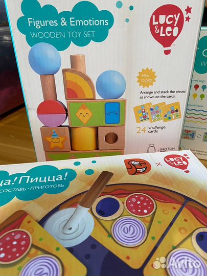 Игры Lusy&Leo, первые пазлы, одень мишку