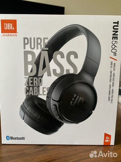 Беспроводные наушники jbl tune 560bt