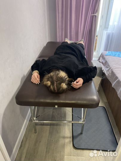 Массажный стол складной с вырезом