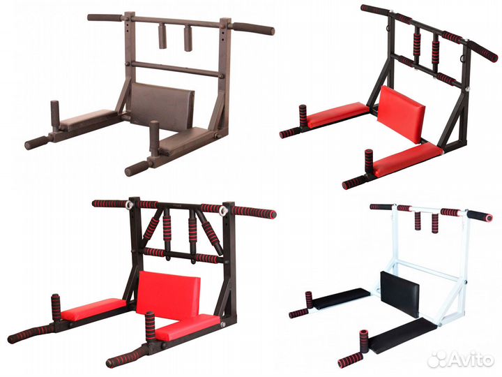 Турники-брусья-пресс 3 в 1 в ассортименте, новые