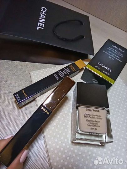 Набор косметики Шанель в фирменном пакете