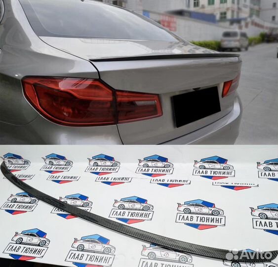 Спойлер BMW 5 G30 M5 карбон натуральный F90