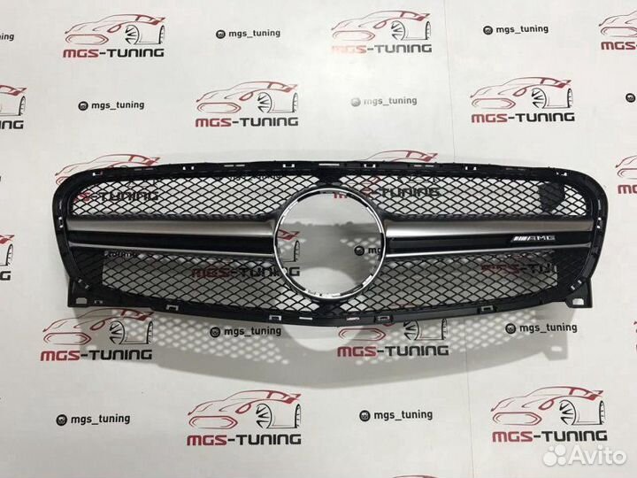 Решетка GLA в стиле AMG 45 Chrome + амг 17-н.в