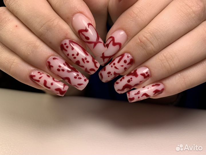 Наращивание ногтей на дому